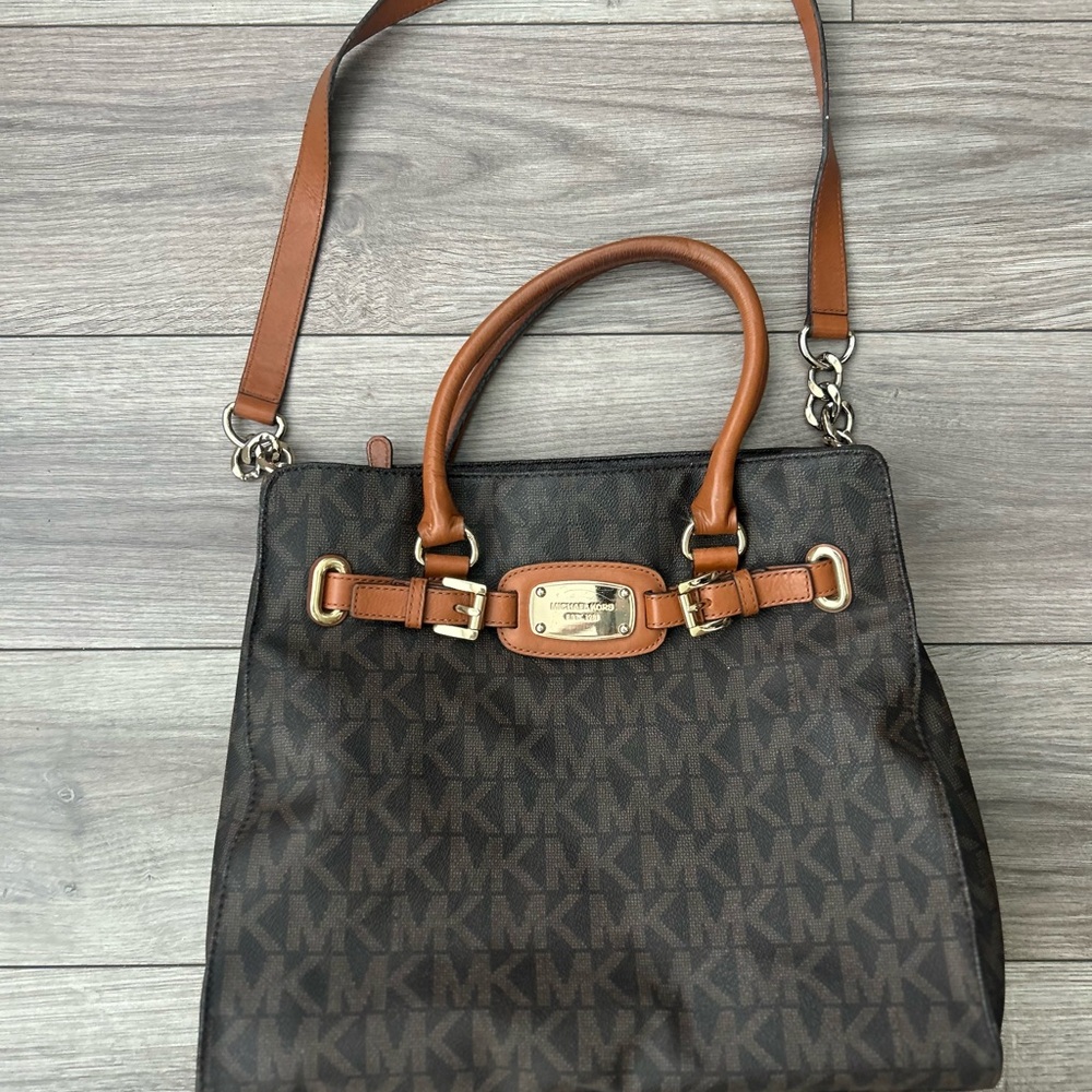 Michael Kors Brown Leather Men's Bag
